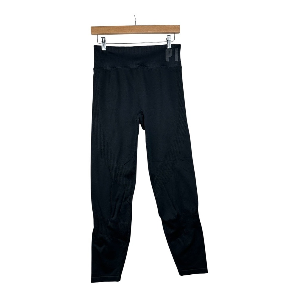 Pink Active by VS Elastic Waist‎ Leggings size Large Black/Gray